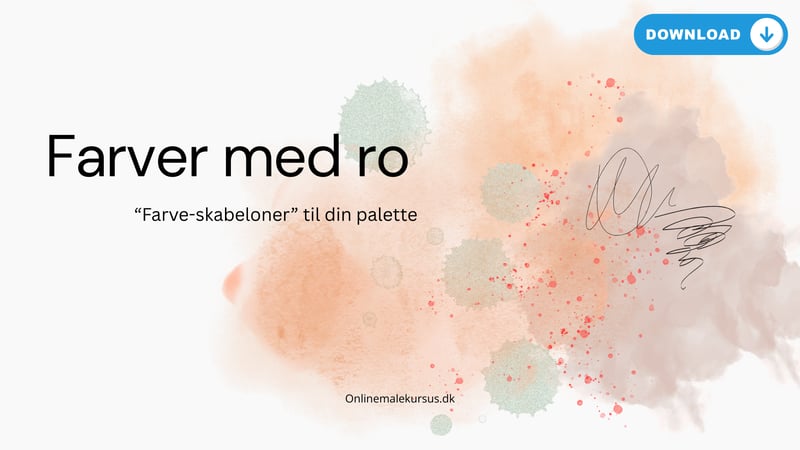 Farver med ro - farveskabeloner til din palette